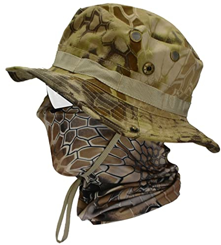 QMFIVE Outdoor Multicolor Sonnenschutz Chapeau Abgerundeter Hut für Tactical Airsoft Paintball Aufstieg Camping (B-Nomad)