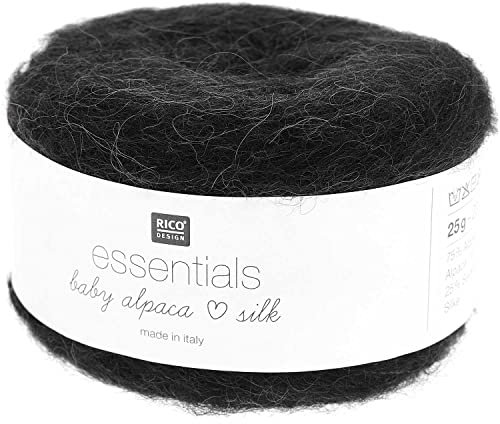 Rico Essentials Baby Alpaca Loves Silk 006 schwarz