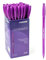 Eziglide 50-Pack Ballpoint Pen Set, Purple – Medium Point Nib (1.0mm) for Fine Ballpoint Precision & Easy Grip – Bulk Pens, Ideal for Home, Office, Work, Exams & School Supplies