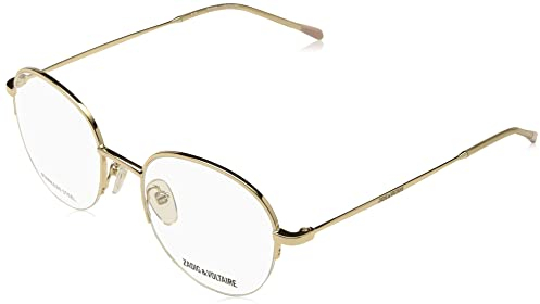 Zadig & Voltaire Damen Vzv326 Sonnenbrille, Shiny Total Rose Gold, 49