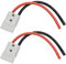 CESFONJER Connettore Batteria 120A 600V (2 Set), Batteria a Connessione Rapida, con Cavo Batteria 25cm 6 AWG, per Auto, Camper, Rimorchio, Caravan, Nave, Barca (Grigio)
