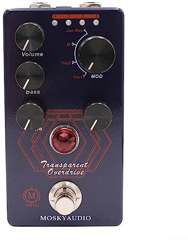 SPORTARC Distortion Effect Guitar Pedal, Transparent Overdrive The Electric Guitar Effects Pedal Guitar Parts