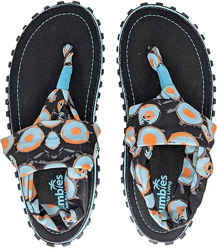 Gumbies Slingback, 39.0/39 EU, navy spots