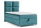 Best For Home Trinity K2 Boxspringbett Single Mit Bonellfederkern, Matratze und Topper | 90x200 Mit Bettkasten | Einzelbett | Polsterbett - Lieferung an Die Bordsteinkante