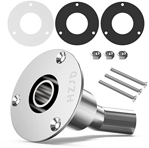 HZJD Durch Rumpf Auspuff Hautanpassung, 24mm Edelstahl 316, für Diesel Standheizungen