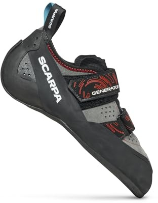 Scarpa Herren Generator V Kletterschuhe, midgray-red, EU 42