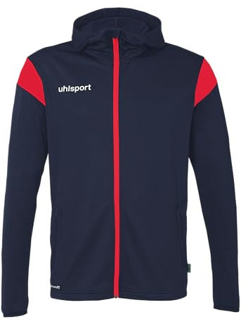 uhlsport Unisex Squad 27 Track Hood Sport-Jacke, Marine/Rot, XL EU
