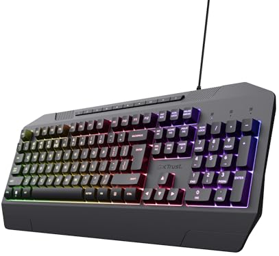 Trust Gaming GXT 836 Evocx Niederländisches QWERTY-Layout Gaming Tastatur