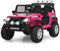 COSTWAY 12V Kids Electric Ride on Truck, Battery Powered Off-road Car with Remote Control, LED Lights, Horn, Music, 4 Spring Suspension Wheels Vehicle Toy for Children (Pink)