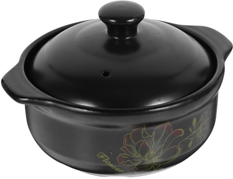 WATIIFUFU Cacerola de Cerámica Resistente a Altas Temperaturas para Cocinar Arroz Y Pollo