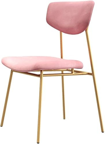 Velluto moderno che pranza le sedie con la struttura del metallo impilabile e confortevole 12 opzioni di colore oro rosa