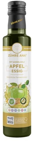 Zühre Ana® Sandalose Gummibärchen Apfelweinessig - Natürliche Unterstützung für Blutzucker, Herzgesundheit und Immunsystem, Natürliche Fermentation (500 ml)
