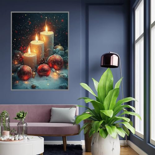 Diamond Painting Candela Diamond Painting Bambina festival Pittura Diamante Completo Pittura Adulti Diamantini Crystal Art Disegni con Perline da Attaccare DIY Quadri Grandi Dimensioni 70x90cm A1099