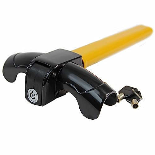 Actiasgear - Universal Car Steering Wheel Lock | Heavy-Duty Anti-Theft Security Device