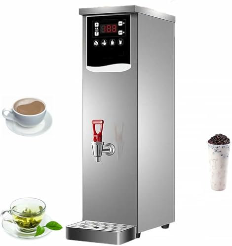 2.5KW Commercial Hot Water Boiler, 10L/20L/30L Stainless Steel Drinking Hot Water Dispenser With 40-100℃ Adjustment & Automatic Temperature Control, For Coffee Shops