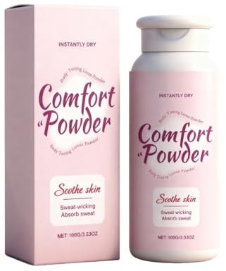 Comfort Powder, Selbstvertrauen und Dieses Talkumfreie Körperpuder Absorbiert Schweiß, Verhindert den Ganzen Tag über Scheuern, Ganzkörperpflege für Frauen (1)