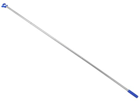 Toyvian Fensteröffnerstange Teleskopstange C-Haken Blau | Rutschfester Griff, Für Senioren, Für Hohe Dachfenster, Ausziehbar Und Abnehmbar