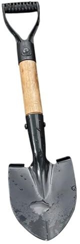 Pelle pour Enfants, Pelle de Jardin Ronde en métal de 14 Pouces, Outils Jardinage pour Enfants avec poignée en D pour Creuser la Plage du Camping, Jardin