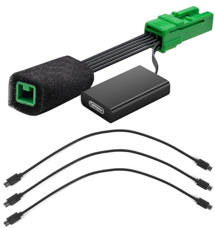Huba Dashcam Power Adapter 3 Pin, Mirror Camera Dash Cam Kabel, geeignet für XC40 XC60 XC90 S60 C40 und mehr