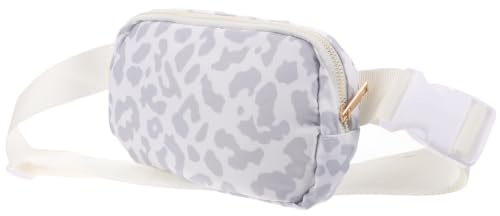 MAGICLULU Adjustable Running Waist Bag for Women with Thickened Buckle and Smooth Zipper, Small Cloth Fanny Pouch for Workout, Biking, and Travel