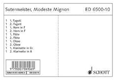 Modeste Mignon: d'après une valse d'Honoré de Balzac. 2 Flöten (auch Piccolo), 2 Oboen, Klarinette (Es), Klarinette (B), 2 Hörner und 2 Fagotte. Stimmensatz. (Edition Schott)