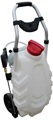 FORUM EQUIPEMENT - Pulvérisateur Électrique Pro Sprayer III 30L – Pulvérisateur Électrique Toiture Longue Portée à Batterie Rechargeable, Débit 240 L/H, Tuyau 8m - 2 Batteries