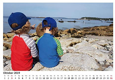 Wandkalender Go West! (2019 DIN A3 quer) Der Monatskalender zum Blog.