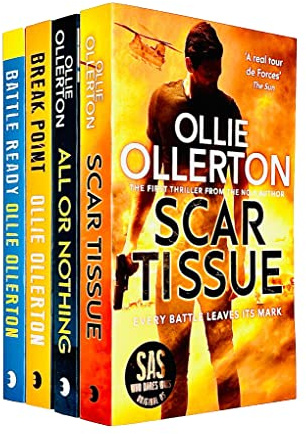 Ollie Ollerton Collection 4 Books Set (Scar Tissue, All or Nothing, Break Point, Battle Ready)
