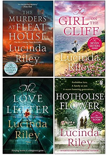 Lucinda Riley Collection 4 Books Set (The Murders at Fleat House, The Girl on the Cliff, The Love Letter, Hothouse Flower)