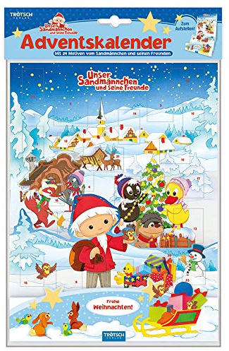 Trötsch Unser Sandmännchen Adventskalender zum Aufstellen: Weihnachtskalender Aufstellkalender Advent