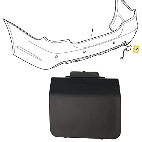 Ricoy Posteriore Genuino E60 5 seires Saloon M Sport Paraurti Gancio Gancio Gancio Copertura Cap 51127897217