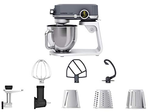 CARRERA Stand Mixer №657, Stainless Steel Quiet Food Processor with 8 Speed Settings, 800 watt Power, 10kg Base