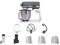 CARRERA Stand Mixer №657, Stainless Steel Quiet Food Processor with 8 Speed Settings, 800 watt Power, 10kg Base
