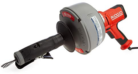 RIDGID 63698 DRAIN CLEANER, K-45AF5 220-240 (with UK plug) Machine with AUTOFEED