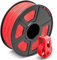 SUNLU ABS Filament 1.75 mm 3D Drucker Filament, Hohe Haltbarkeit/Hitzebeständig/Ausgezeichnete Zähigkeit, Kompatibel mit den Meisten FDM 3D Druckern, Filamentgenauigkeit +/- 0.02 mm, 0.9KG Rot
