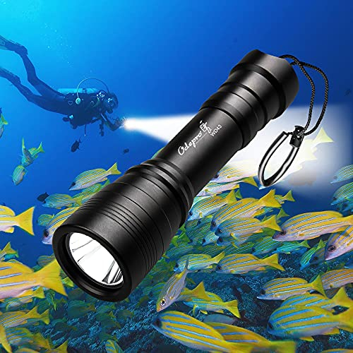 Odepro WD43PRO 1050 Lumen LED-Tauchlampe, 150 m Unterwasser-Taucher-Taschenlampe, wasserdicht, Tauchlicht