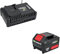 Batterie 4Ah et Chargeur Super Rapide Batterie 18V Easy Full - 4A - Compatible Outils de Jardinage Bricolage sans Fil Easy Full