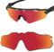 Vaep Polycarbonate Replacement Lenses for Oakley Radar EV Path OO9208 Sunglasses - Brick Red POLARIZED