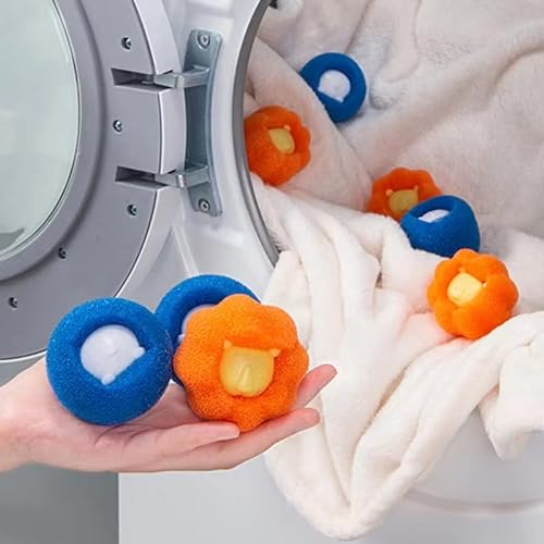 Waschmaschine Haarfänger Tierhaarentferner Anti-Wicklung Fusselfänger Bälle Waschmaschine Wiederverwendbare Haarentferner Reinigung Trockner Ball für Wäsche Kleidung Hund