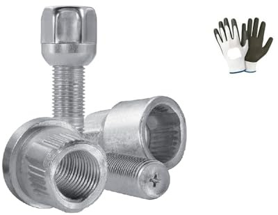 Compatible con Chrysler 300 M, PT Cruiser, Voyager, Grand Voyager dal - (DB2) Tornillos ANTIRROBO para Rueda DE Coche Llantas DE ALEACIÓN
