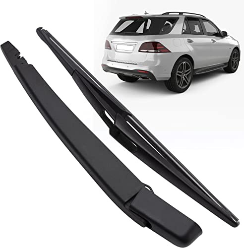 FanPaYY Rear Wiper Arm Blade and Arm Set For Mercedes Benz W166 W164 | ML350 ML500 A1648200744, Back Windscreen Wiper Assembly