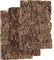 POPETPOP 3pcs Reptile Cork Terrarium Background, Cork Terrarium Background Reptile Natural Cork Bark Backdrop Fish Tank Background Decor Reptile Climbing Wall for Turtle Beared Dragon Snake