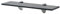 puraday Mensole Da Parete 40x10x0.8 cm Mensola Da Muro Design Mensola Libri Da Muro Moderne Mensole Legno Da Muro Mensole Salotto Mensolina Da Cucina Nero