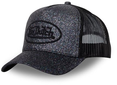 Von Dutch Damen Trucker Cap CB Glitter/NR Black Schwarz, Size:OneSize