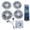 TOPXCDZ 40m Fließendes Wasser Fließendes LED-Streifen licht DC24 WS2811 SMD2835 Pferderennen Pixel Adressierbares Flexibles Lineares Lampen set (Warm White, 4 * 10M Strip+Controller+Power)