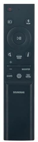 VINABTY AH81-15498A Replacement Remote Control Compatible with Samsung Sound Bar HW-B67E HW-B67C HW-B45E HW-B430 HW-B440 HW-Q600B HW-Q6CB HW-Q67CB HW-Q930B HW-Q800B HW-Q700B HW-B550 HW-B53M HW-B53C