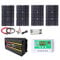 ZQIRUIQZ Kit Solaire Complet 10000W avec Panneau Solaire 100W Et Contrôleur 50A, Système D’énergie Autonome pour Camping-Car, Maison Et Usage Extérieur(12V-220V)