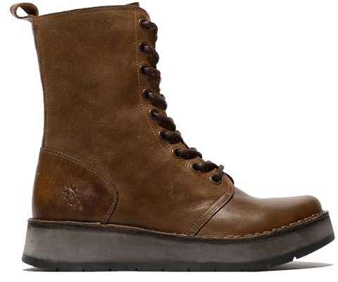 Infinity Leather FLY Damen RAMI043 Lässige Lederstiefeletten zum Schnüren