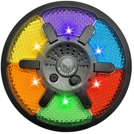 Harilla Handheld-Memory-Spiel, elektronisches Spielzeug für, Koordinationstrainingsspielzeug mit Lichtern, Gehirnherausforderung für Jungen, Mädchen,