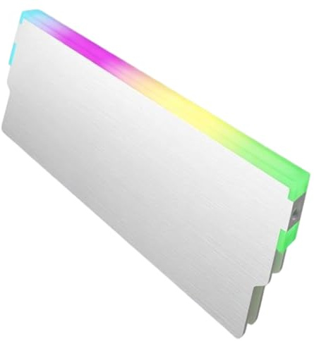 Tmboryuu Copertura Raffreddamento per Memoria Desktop ARGB Personalizzabile, dissipatore Calore per Giochi Silenzioso efficienza a Basse Temperature